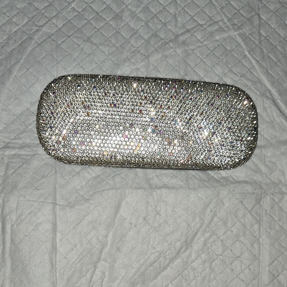 Elegant Rhinestone Eyeglass case.